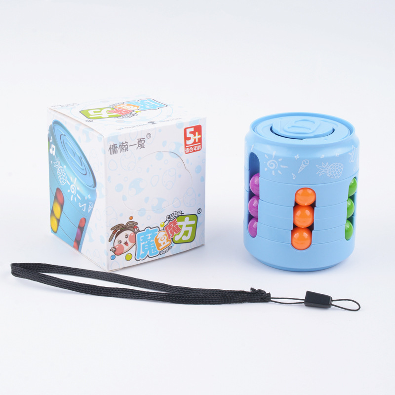Tiktok popular desarrollo de inteligencia para niños artefacto de descompresión dedo giroscopio puede cubo juguete educativo