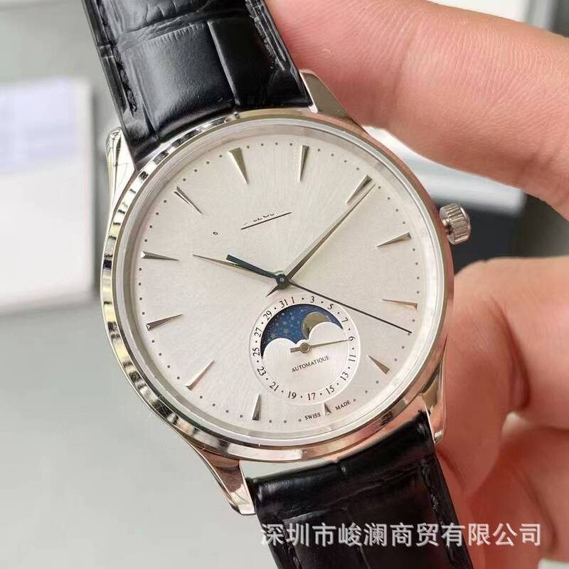 Zf Master Automatic Mechanical Watch for Men Casual Moon Phase Master Clown Sun Moon Stars Ultra-Thin Men's Watch Zf Master Automatic Mechanical Watch for Men Casual Moon Phase Master Clown Sun Moon Stars Ultra-Thin Men's Watch