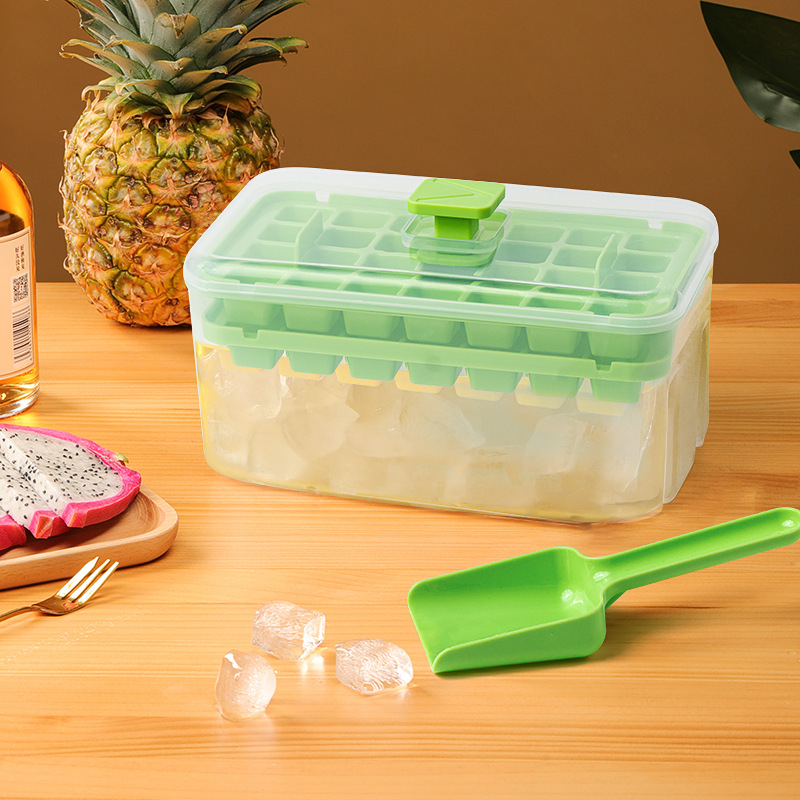 冰块模具冰块模具冰块家用冰块硅胶冰块制造机冻冰储冰按压制冰盒