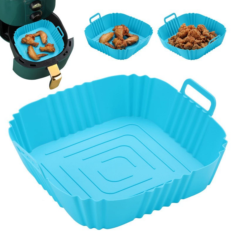 Силиконовый горшок для фритюрницы, силиконовый коврик для выпечки, поддон для выпечки, устойчивый к высоким температурам, производитель