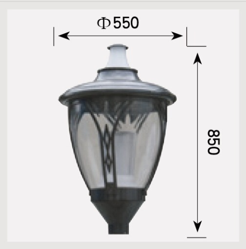 Garden Lamp Head Chinese Community Street Light led Lawn Landscape Light Outdoor 3 m Lamp Head Garden Lighting High Pole Lampshade