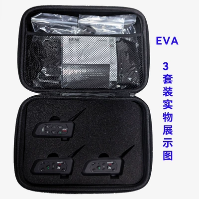 Ejeas Neutral One V4Cplus+ and Motorcycle Helmet Headset - ejeas-v4c-plus1v6c-pro2-neutral-ear-hook-ejeas-arm-bag-eva-bag-3-sets