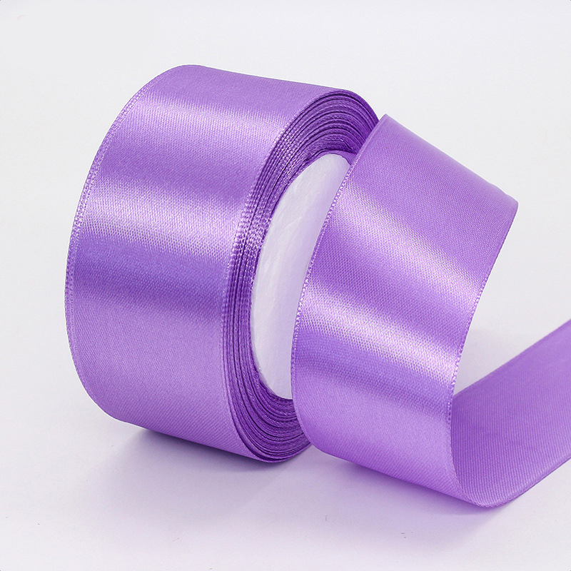 Fabricantes al por mayor lavanda púrpura cinta de cinta flor regalo decoración embalaje cinta transfronteriza al por mayor cinta