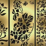 201 304 316不锈钢蚀刻板电镀玫瑰金镜面黑钛拉丝古铜色