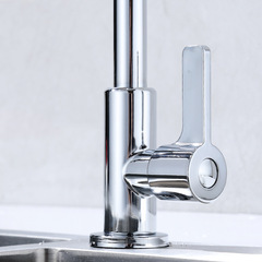 Stainless steel single water upright kitchen single cold water faucet wash basin dishwashing sink balcony face basin basin faucet