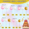 Cross -border birthday party cake decoration ball baking ins, golden ball silver ball color ball plug -in 108 installation