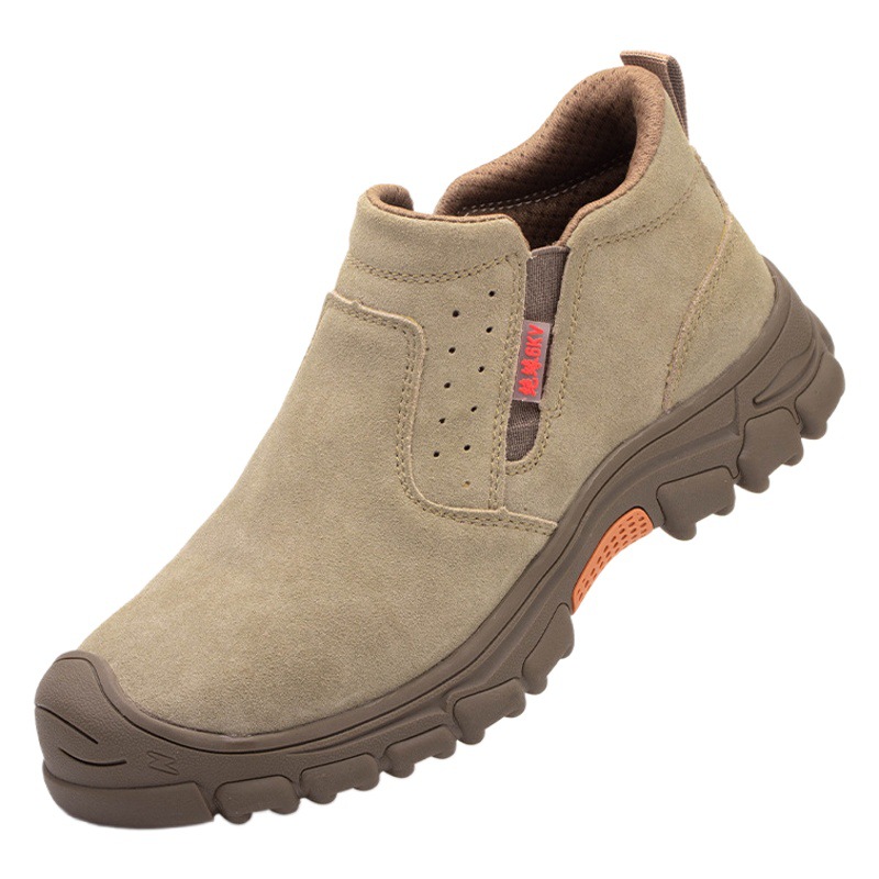 Zapatos de protección de soldadura anti-escaldado de piel de vaca zapatos de seguridad anti-perforación anti-aplastante zapatos protectores de soldador zapatos de trabajo de sitio de construcción al por mayor