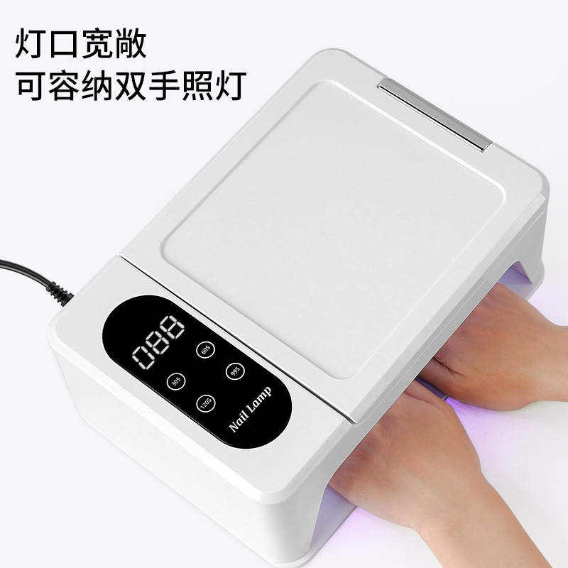 新款手枕双手美甲灯M7/M8大功率穿戴甲大空间光疗灯uvled灯大功率