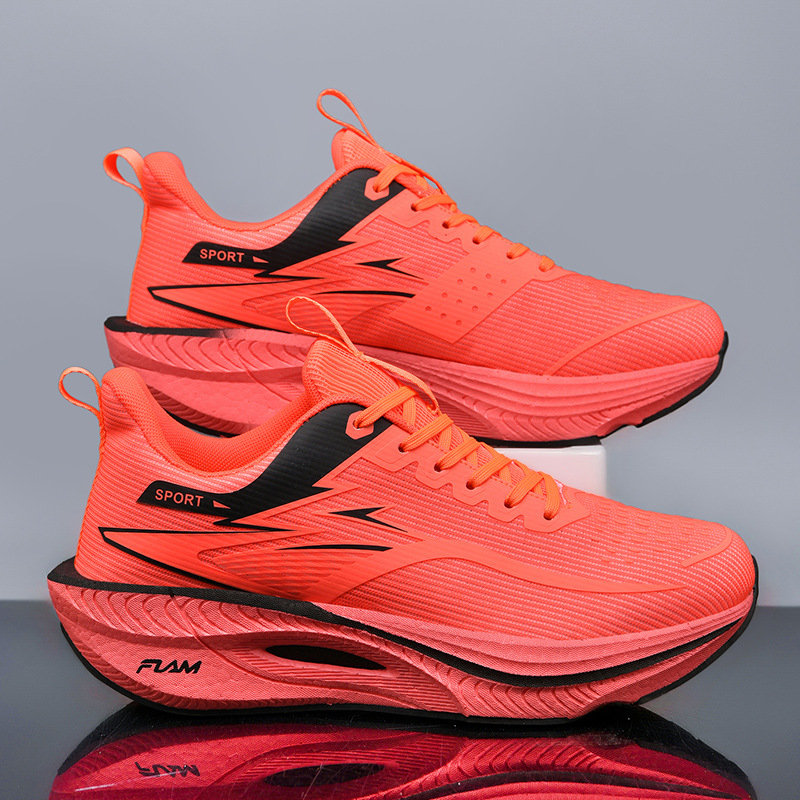 Nuevo tablero de carbono profesional ultra ligero elástico zapatos deportivos casuales de otoño para hombres y mujeres zapatos de entrenamiento de prueba física zapatos cómodos para correr