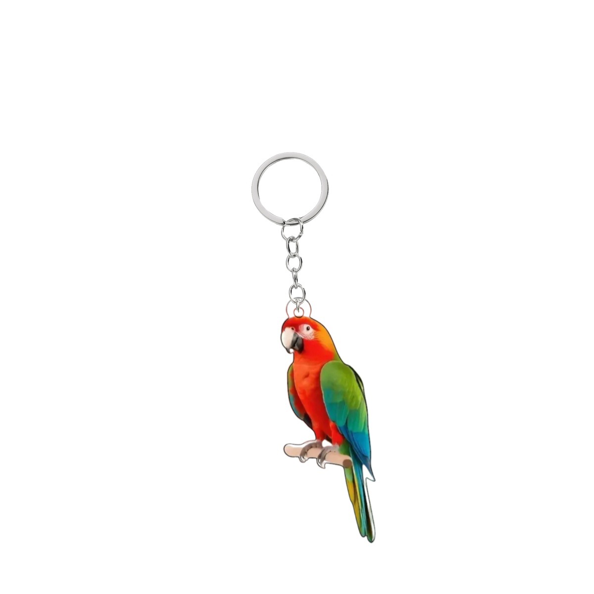 18g Weight Keychain Classification 1 Piece Quantity Daily Occasion Acrylic Material Bird Pattern Unisex Gender Cute Style Cute Bird Arylic Unisex Keychain 3