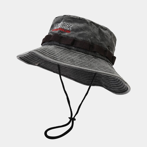 Washed big brim old fisherman hat retro men's jungle sports sun hat outdoor leisure versatile sun hat for women