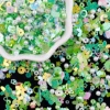 Green, wide color palette