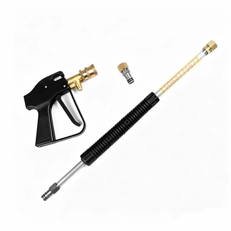 Shanghai Panda QL-280 high-pressure washer gun head, car wash water gun, quick-connect long gun, 220V all-copper short gun