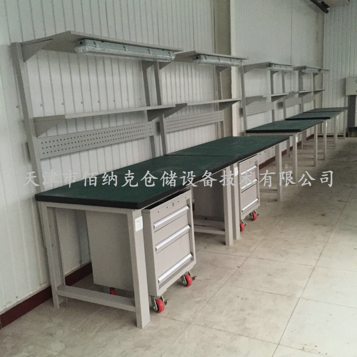 天津车间装配用工作台带照明带抽屉抽屉式多功能防锈承重专用储物