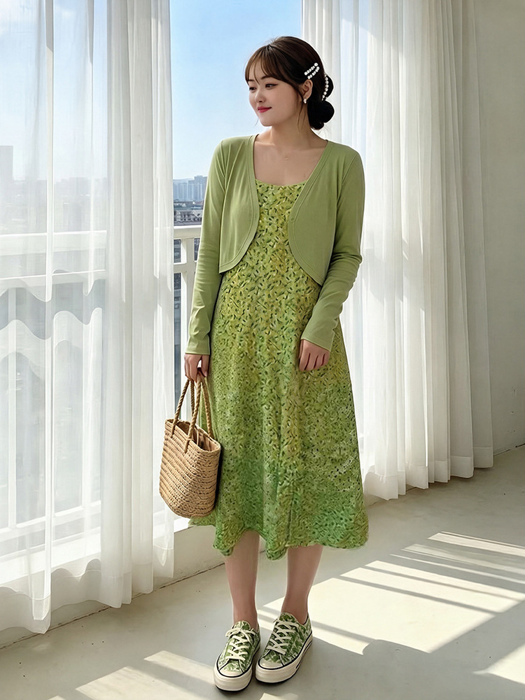 60-150kg Plus-Size Women's Shawl Strap Dress 2026 Spring/Summer Casual Vacation Mom Outfit for Slightly Chubby Women 60-150kg Plus-Size Women's Shawl Strap Dress 2026 Spring/Summer Casual Vacation Mom Outfit for Slightly Chubby Women