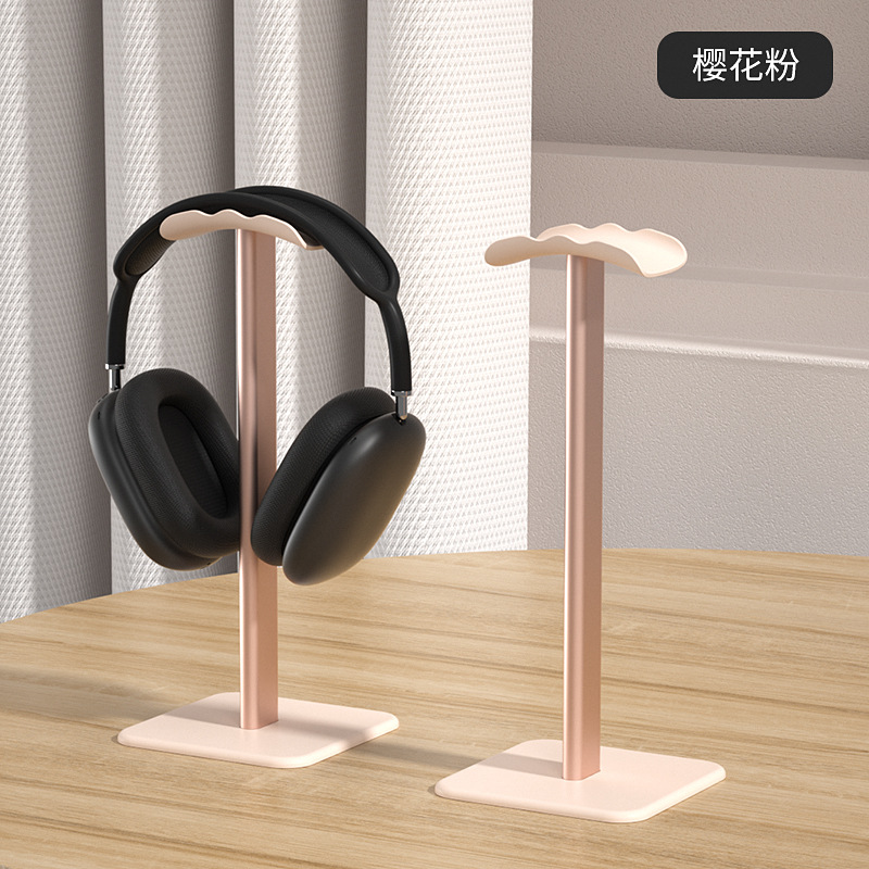 ITLY WAVE Soporte para auriculares de aleación de aluminio Soporte para auriculares de escritorio Soporte para auriculares para juegos