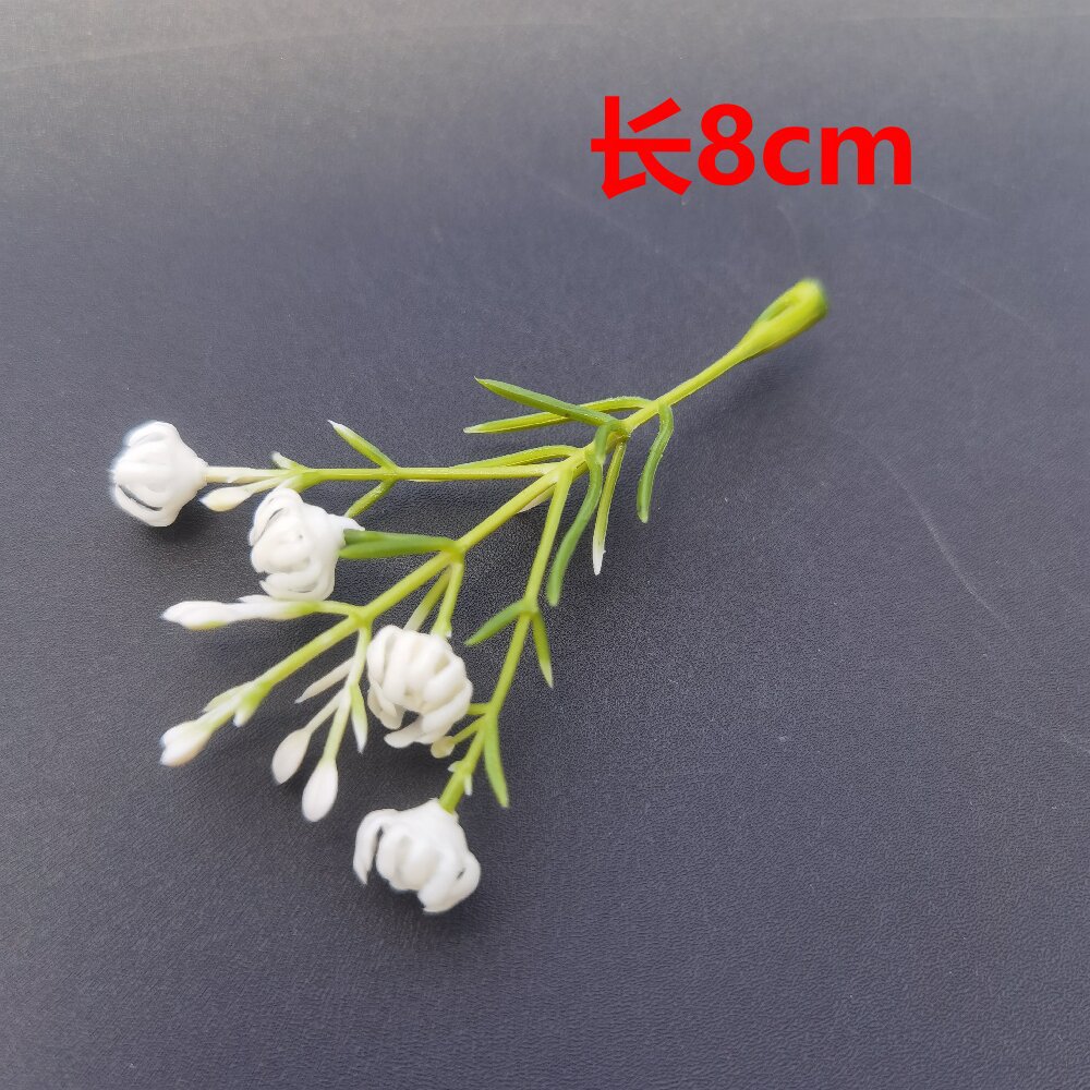 Imitación de hojas verdes hierba de agua hoja persa decoración de flores de boda pared flor de pecho accesorios de muñeca flores diy accesorios hechos a mano