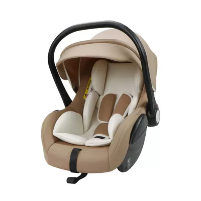 Car child safety seat Portable Car-Mounted Newborn Cradle - khaki-default-export-version