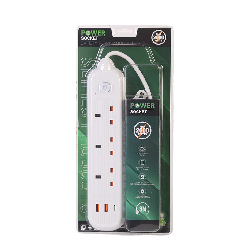 Carga con puerto USB, un paso en su lugar, robusto, más seguro, tarjeta de succión de doble arma 2USB + 1Type-c