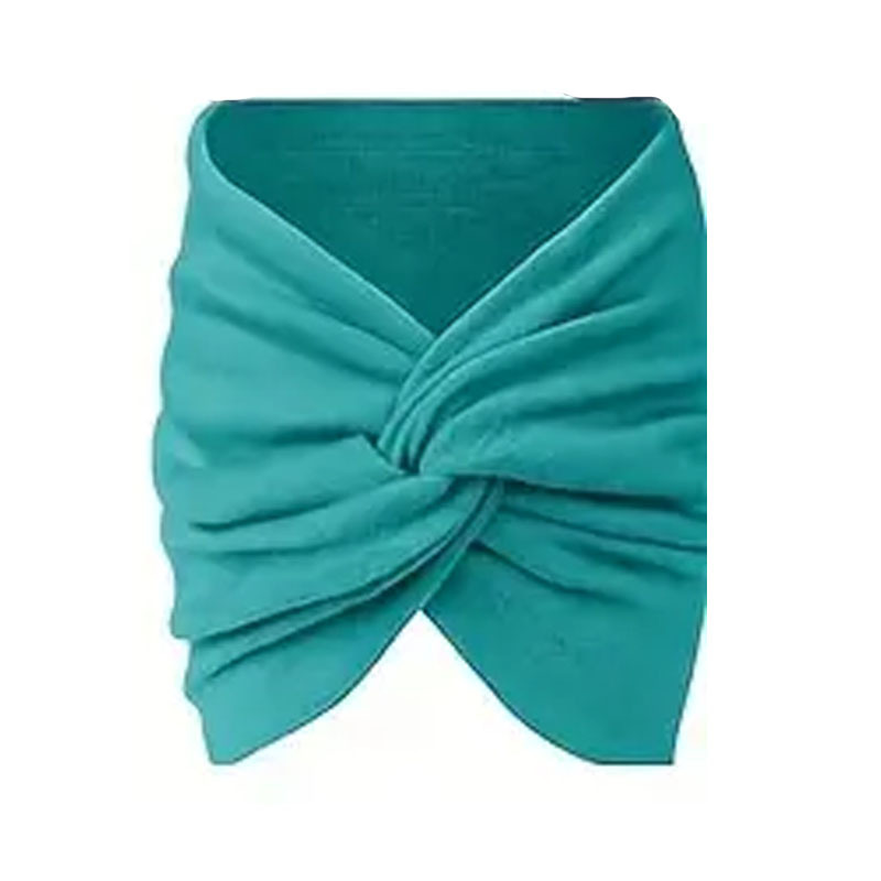 Bohemia Europa y América correa de cabello deportiva damas ancho yoga elástico correa de cabello correa de cabello deportiva toques de cabello