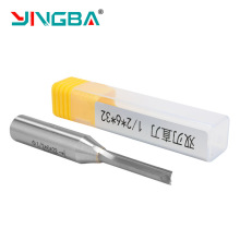 ✅TCT双刃直刀合金木工修边机刀头雕刻开料拉槽刀密度板开料刀