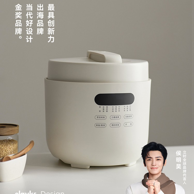 olayks electric pressure cooker household intelligent 5L large capacity pressure cooker multi-function high pressure rice cooker reservation function