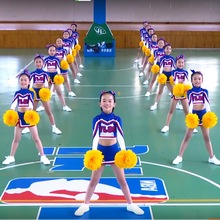 儿童啦啦操服装拉拉队足球宝贝表演服中小学生运动会开幕式演出服