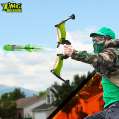 Zing緑橙戦闘弓矢玩具子供女の子男の子射撃アーチェリークロスボウセット大弓アウトドアスポーツ