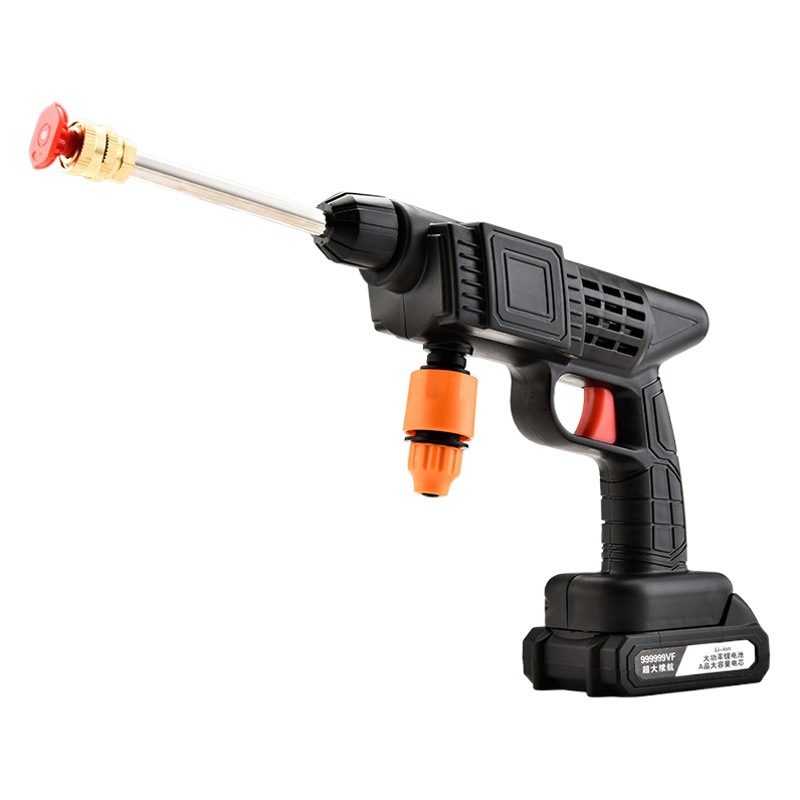 Lavadora inalámbrica de coches pistola de agua de lavado de coches de alta presión hogar potente sobrealimentado toma de agua batería de litio lavado de coches artefacto especial