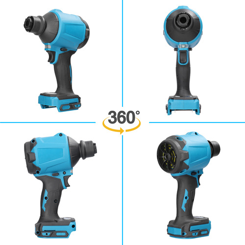 Lithium battery rechargeable lithium electric dust blowing gun soot blowing gun hair dryer air extraction gun household appliances dust removal gun snow removal and dust removal