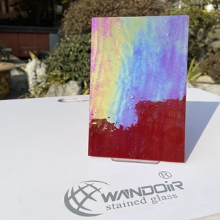 [Factory direct sales] burgundy red pearl colorful colorful church glass [359IR]]