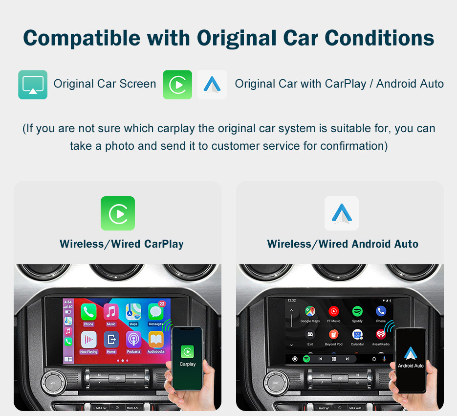 Road Top Wireless Apple CarPlay Is Suitable for Ford SNYC2 Ford Decoder Module Decoder Box