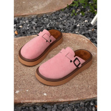 A 83016 Platform Clog Mule Slippers ��ײ��ϰ�ͷ���Ͽ羳
