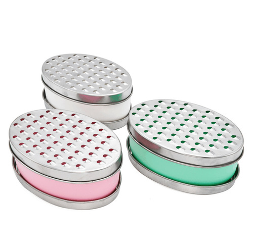 Oval grater oval box double-sided cheese grater with box cheese grater grater vegetable cutter ginger grater