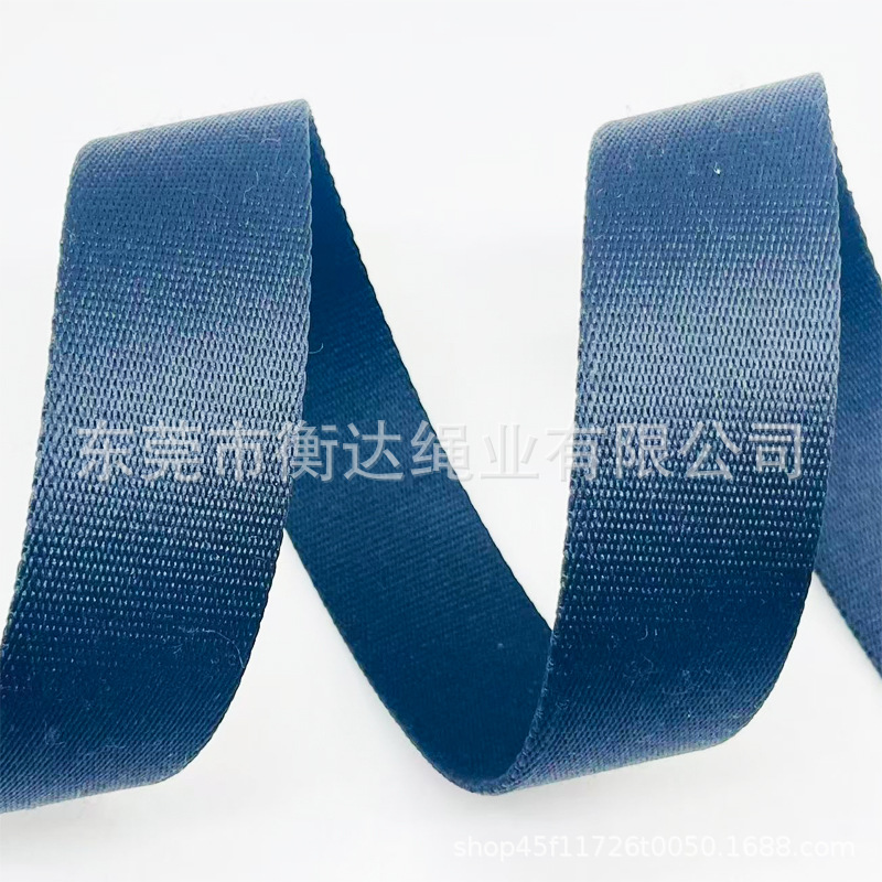 Fábrica personalizada de color sólido rayas de poliéster mate computadora jacquard correa de tela bolsas de zapatos correa de cuerda para teléfonos móviles