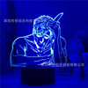 Night light, creative touch LED table lamp, 3D, remote control