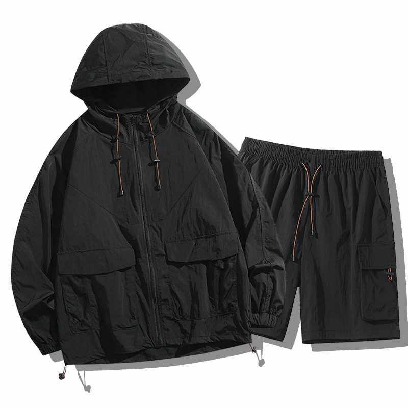 2025 nuevo estilo traje de ropa de protección solar con capucha ropa de piel para hombres pareja ropa de protección solar al aire libre transpirable ropa de piel de pesca para mujeres