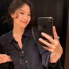 DaqianwithU 藏蓝高级感光泽清凉气质衬衫女设计感小众衬衣