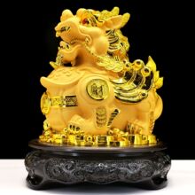 貔貅摆件招财貔貅树脂绒沙金办公室送朋友店铺开业礼品酒柜装饰品