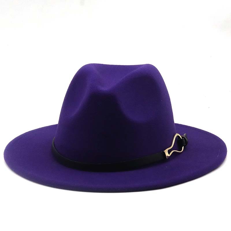 Retro Bright Color Jazz Woolen Hat Wholesale Nihaojewelry display picture 12