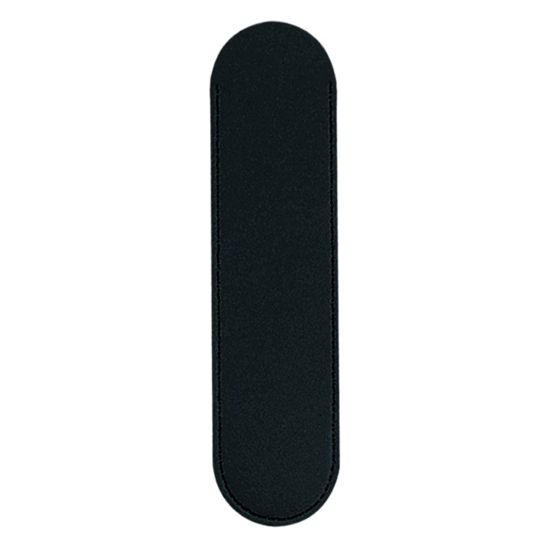 En stock multicolor grueso pu cuero pluma caso puede ser personalizado empresa publicidad logotipo sólo pluma caso bolígrafo al por mayor