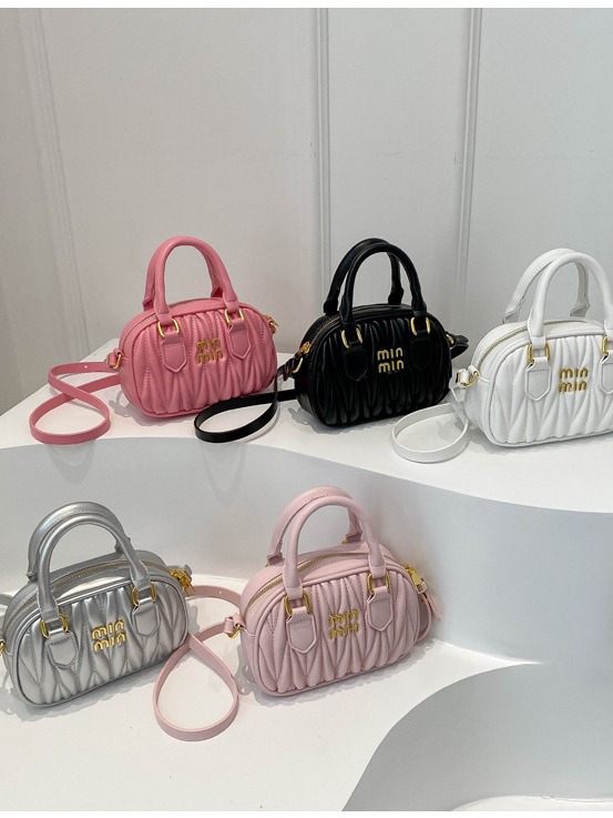 Bolso cuadrado pequeño para niños de moda de mano Bolso bandolera casual simple ins coreano femenino Bolso bandolera de moda de verano 2024