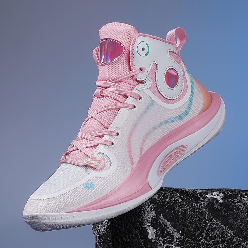 Mesh breathable basketball ultra light shock-absorbing sneakers