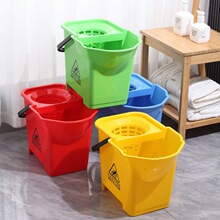 塑料手压棉拖拖把桶免手拧挤水沥水桶家用清洁墩布桶圆头拖把适用