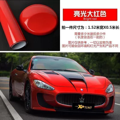 Automotive Film — Motorcycle Full Car Film Sticker - 03m-wide-by-05m-long-high-gloss-red