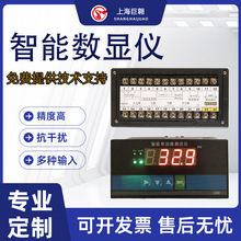 智能温控数显表pt100信号4~20MA数字温度显示PID控制仪工业温控仪