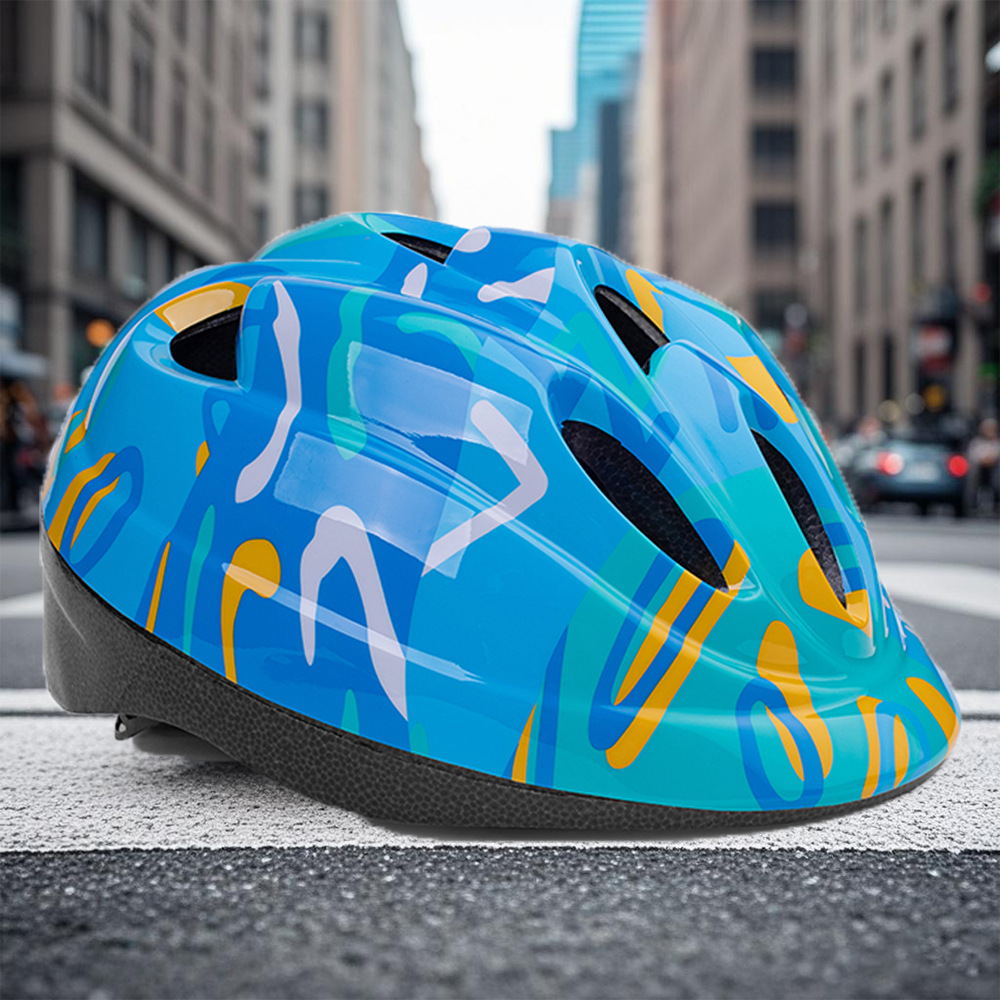 New children's helmet bicycle riding helmet roller skating skateboard helmet kids toddler drop-resistant sports head protector