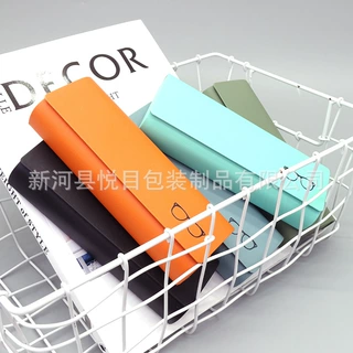 抗压手工眼镜盒批发高档时尚太阳镜盒近视盒 pu光学眼镜盒