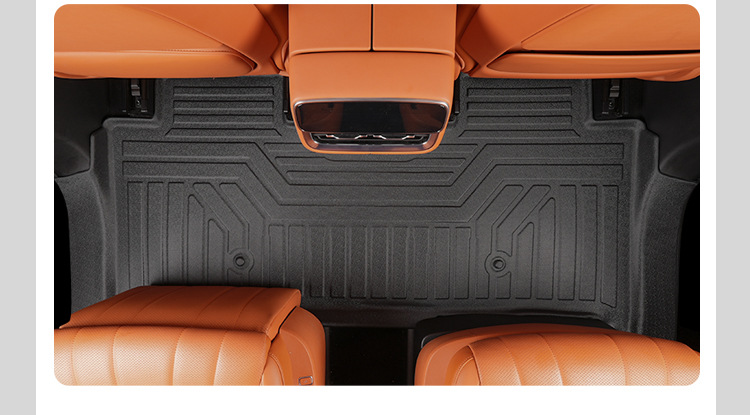 Suitable for the interior modification of the HarmonyOS Smart Travel AITO M8, 5/6-seater front two rows with threshold covers, TPE car floor mat accessories