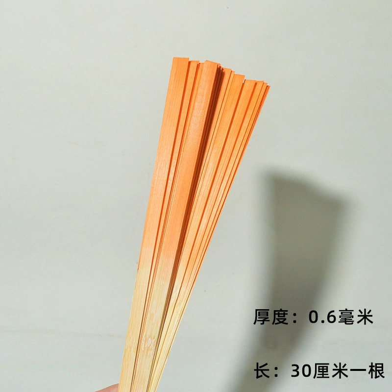 ✅Бамбуковые ленты, изделия для плетения из бамбука, handmade материалы для плетения из бамбука, бамбуковые чипсы, окрашенные градиентом, студенческое handmade